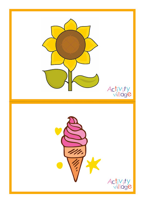 Summer Picture Crossword