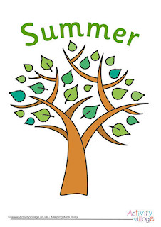 Summer Holidays Colouring Pages for Kids