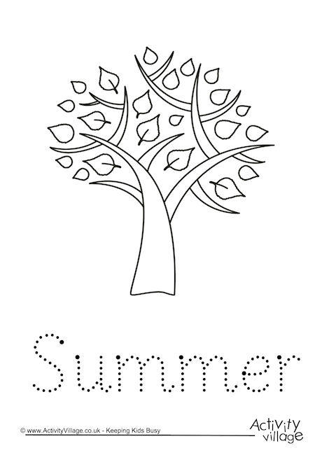 Summer word tracing 2