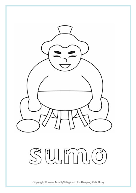 Sumo finger tracing