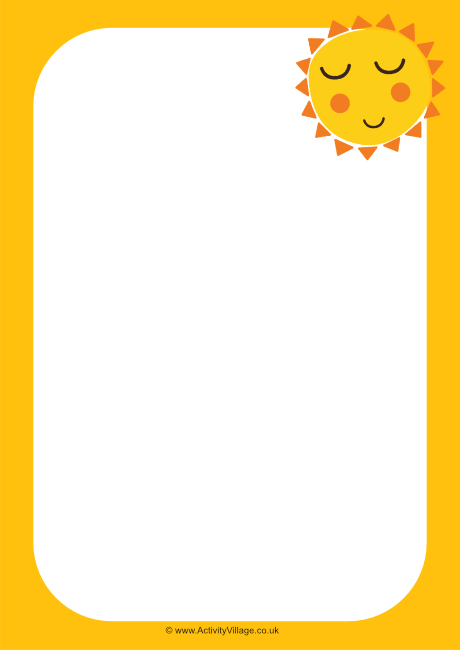 Sunshine writing frame