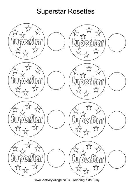 Superstar rosettes