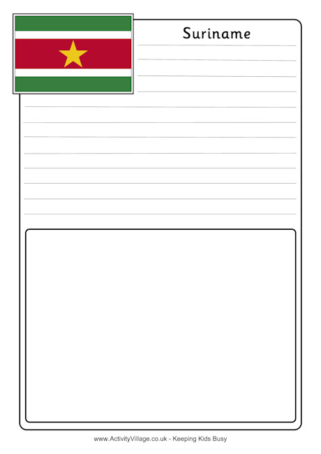 Suriname notebooking page