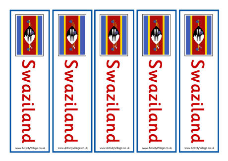 Swaziland bookmarks