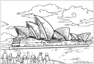 Australia colouring pages