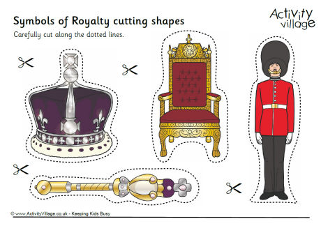 Symbols of royalty cutting shapes