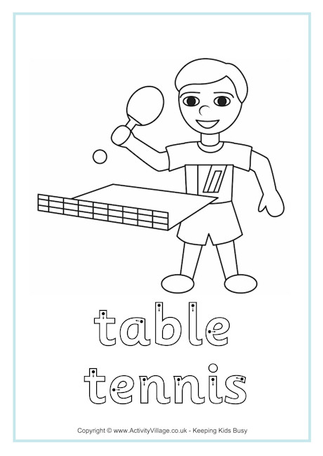 Table tennis finger tracing