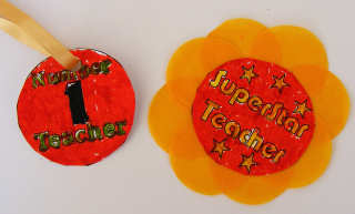 Teacher rosette craft