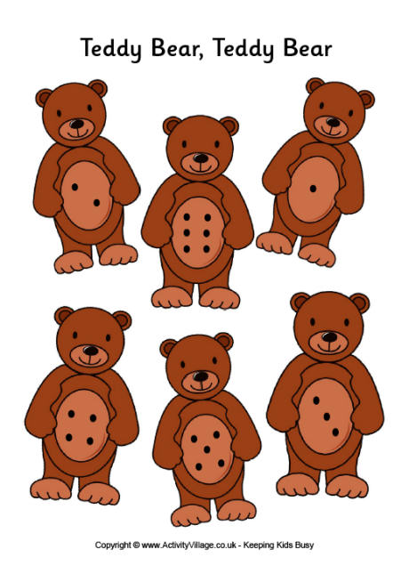 Teddy bear teddy bear game board Teddy bear teddy bear game board
