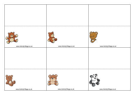 Teddy place cards