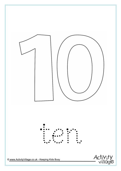 Ten Word Tracing