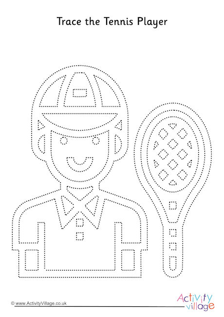 Tennis Player Tracing Page 2