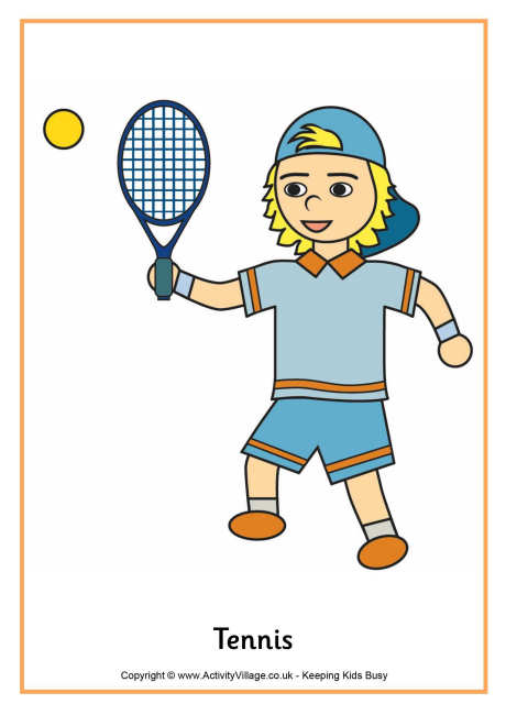 Tennis poster