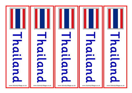Thailand bookmarks