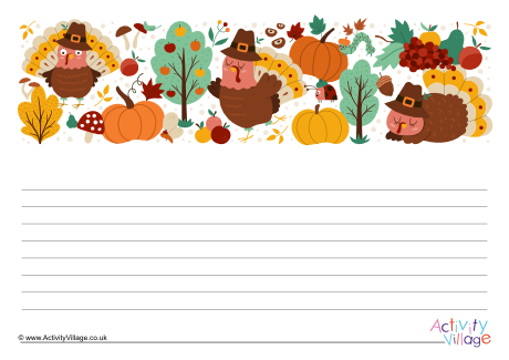 Thanksgiving Bordered Page 2