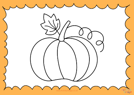 Thanksgiving Colouring Placemat 2