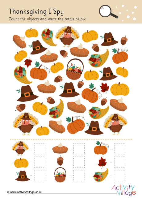 Thanksgiving I Spy