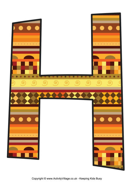 Thanksgiving letter H