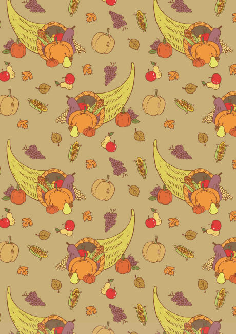 Thanksgiving scrapbook paper cornucopia Thanksgiving scrapbook paper cornucopia