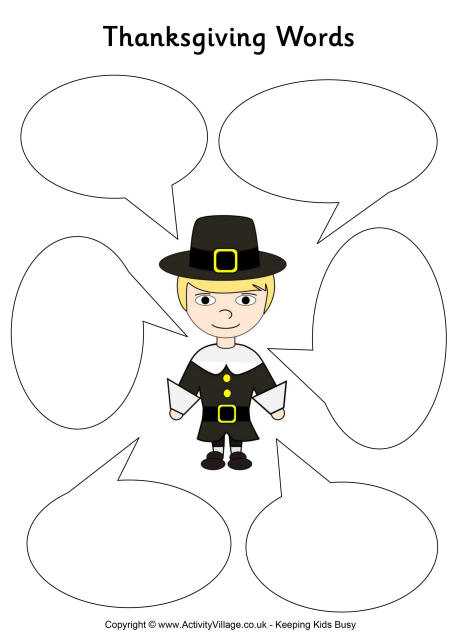 Thanksgiving words