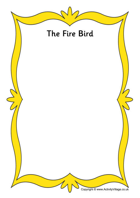 The Fire Bird frame