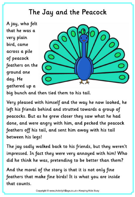 The Jay and the Peacock The Jay and the Peacock