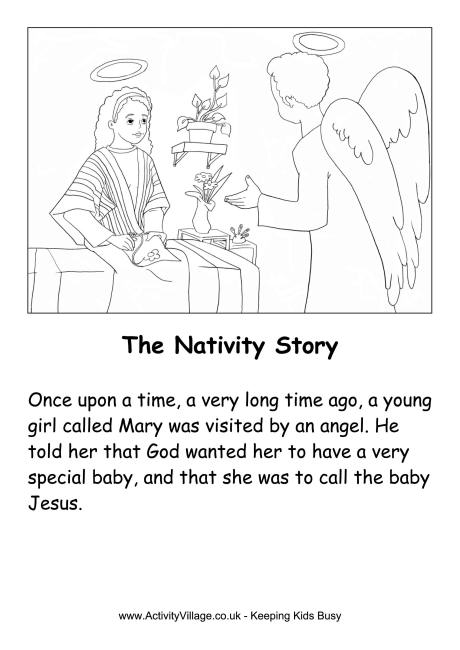 The Nativity Story Printable - Page 1