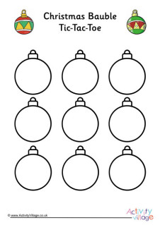 Themed Tic Tac Toe Printables