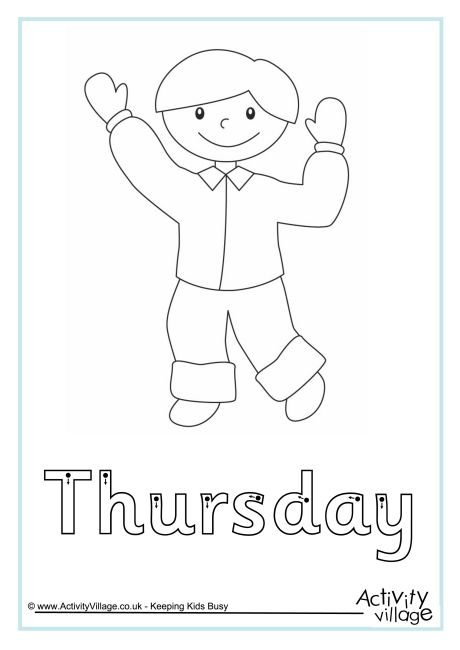 Thursday finger tracing