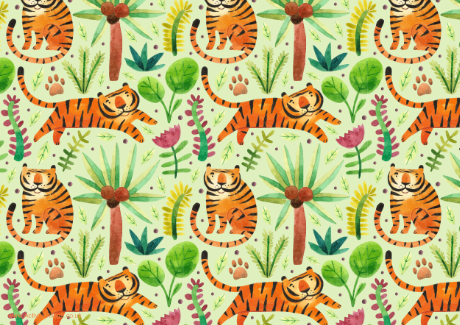 Tiger scrapbook paper Tiger scrapbook paper