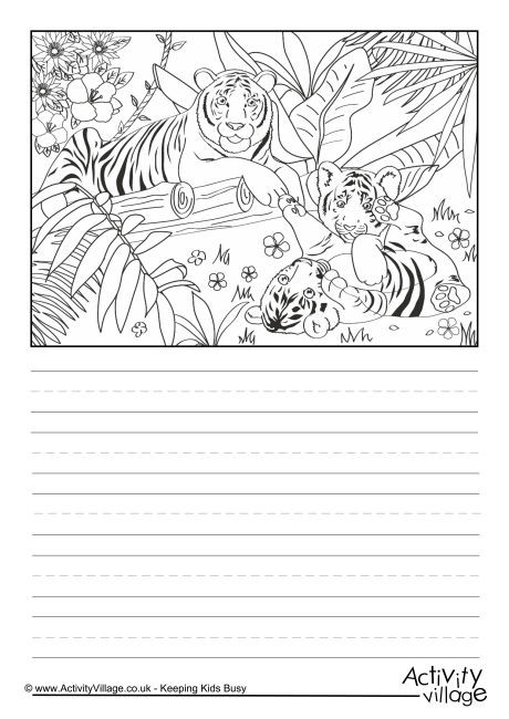 Tigers Story Paper