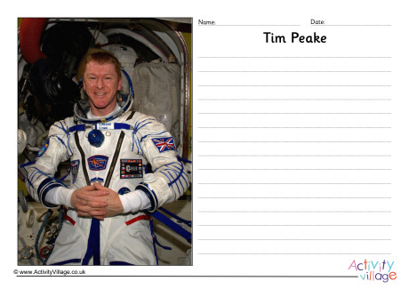Tim Peake Story Paper 2