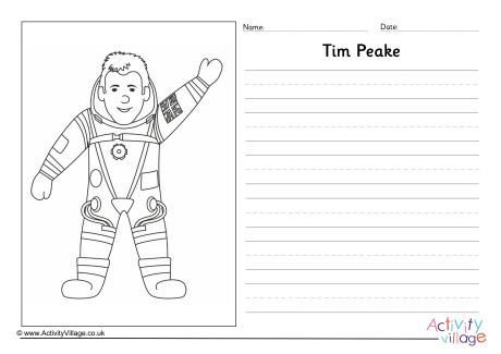 Tim Peake Story Paper