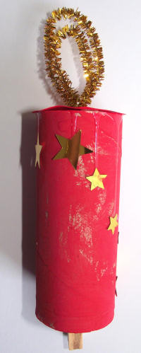 Toilet roll candle craft 2