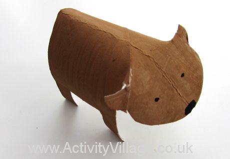 Toilet Roll Wombat