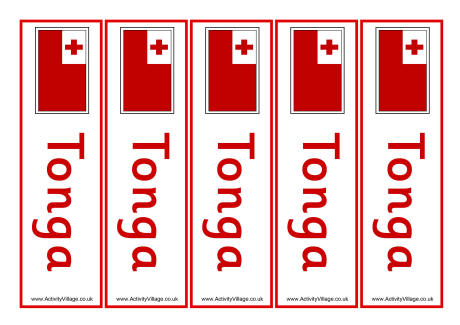 Tonga bookmarks