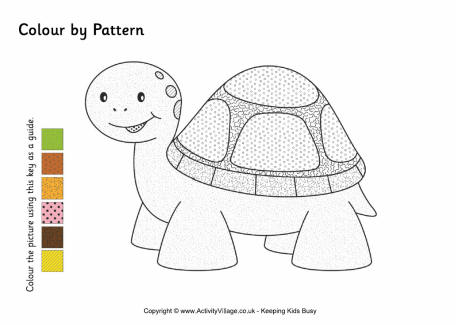 Tortoise colour by pattern