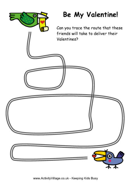 Trace the Valentine route