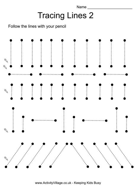Tracing lines 2