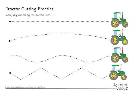 Tractor Cutting Practice Tractor Cutting Practice