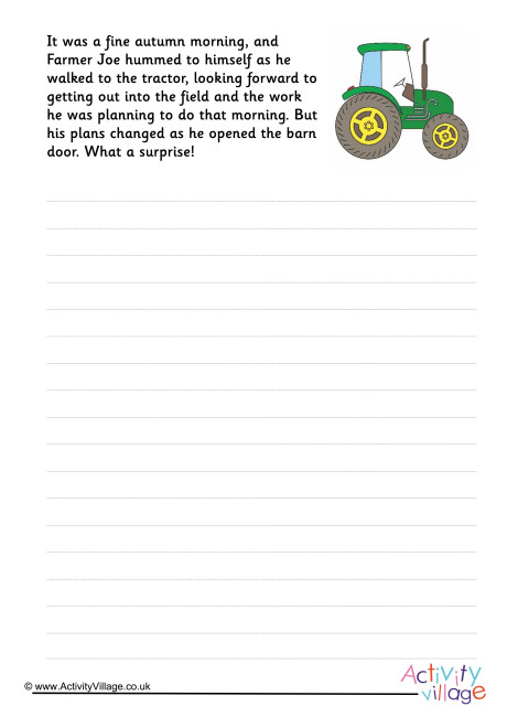 Tractor Story Starter