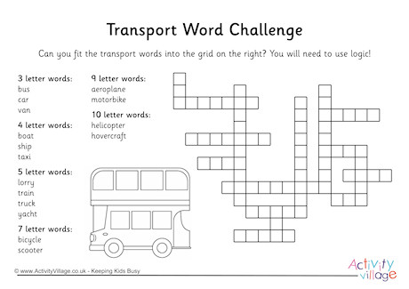 Transport Word Challenge