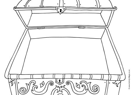 Treasure chest frame Treasure chest frame