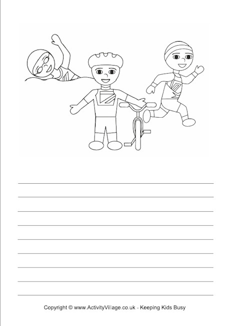 Triathlon story paper
