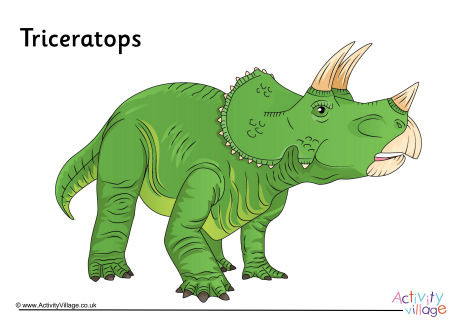 Triceratops Poster 2