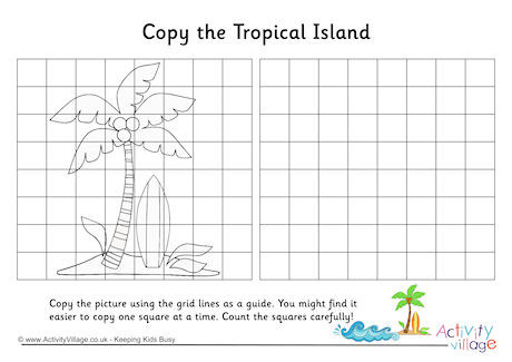 Tropical Island Grid Copy