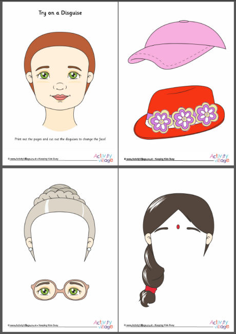 Try on a disguise - girl