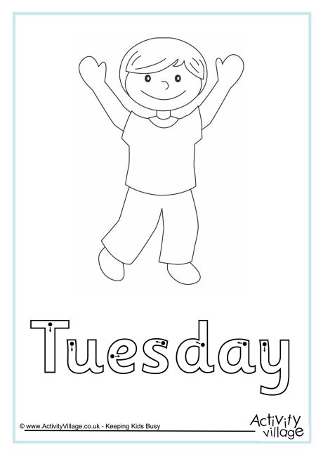 Tuesday finger tracing