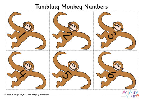 Tumbling monkey numbers