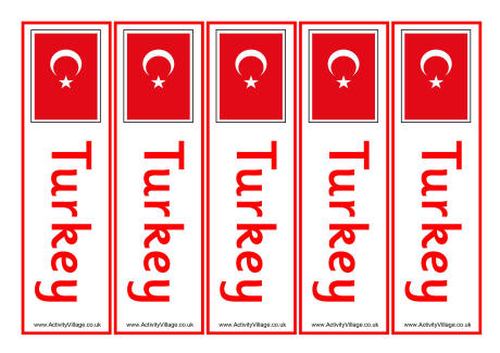 Turkey bookmarks
